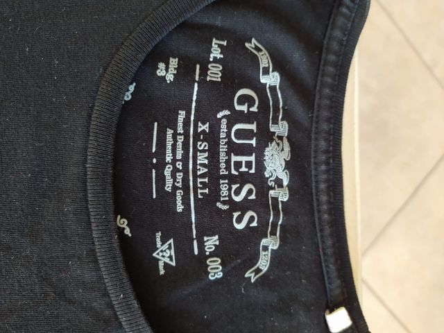 T-shirt uomo manica lunga Guess