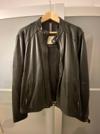 Chaqueta cuero hombre