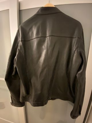 Chaqueta cuero hombre