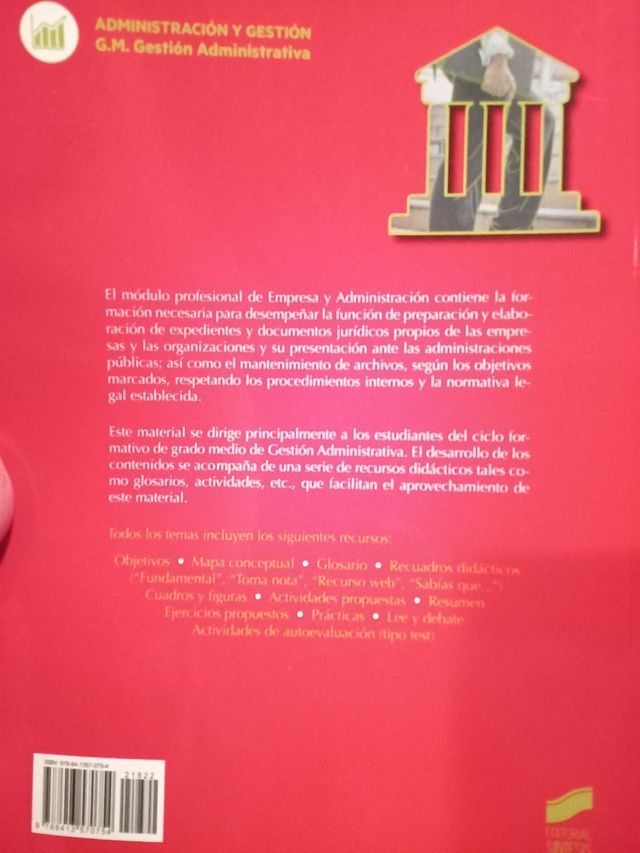 Empresa y Administración Editorial Sintesis NUEVO 