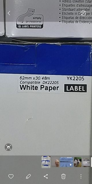 Impresora etiquetas Brother+autoadjesivos