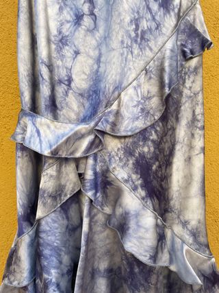 Vestido de seda de fiesta. Talla 42.