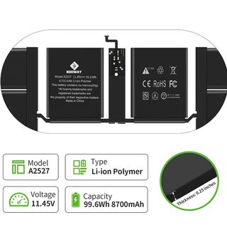 Batería A2527 A2485 MacBook Pro 16 