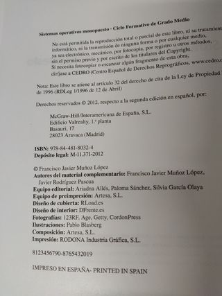 Sistemas operativos monopuesto CFGM McGrawHill 