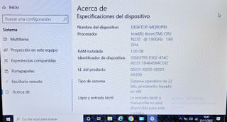 Netbook Packard Bell 
