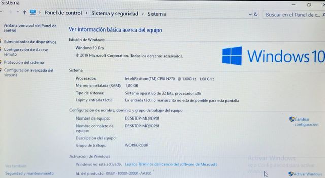 Netbook Packard Bell