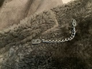 Giacca in montone color nocciola XL