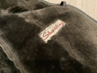 Giacca in montone color nocciola XL