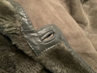 Giacca in montone color nocciola XL