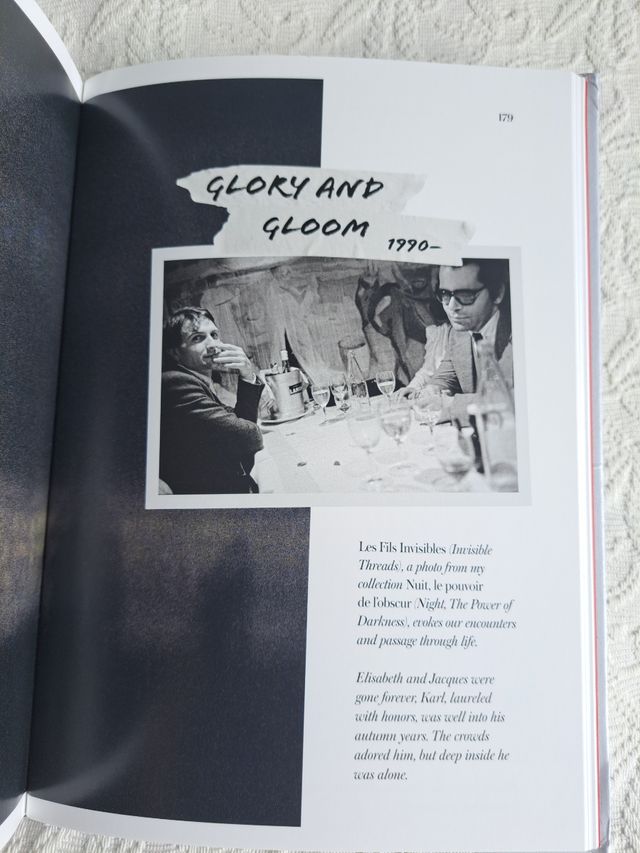 Karl Lagerfeld / No regrets / book libro