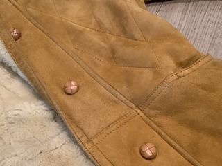 Giaccone invernale in montone caramello taglia L