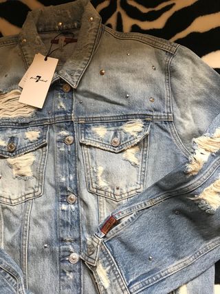 7 FOR ALL MANKIND*Cazadora Vaquera Roto*