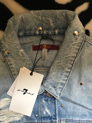 7 FOR ALL MANKIND*Cazadora Vaquera Roto*