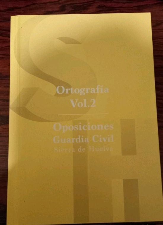 libro de ortografía oposición guardia civil.
