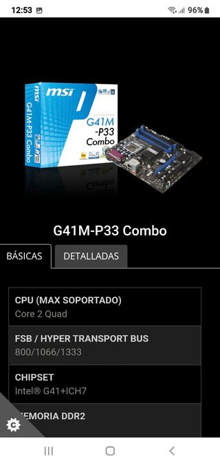 G41M-P33 Combo MSI  MS-7592 ver 7.1