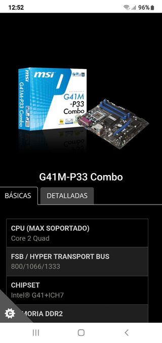 G41M-P33 Combo MSI  MS-7592 ver 7.1