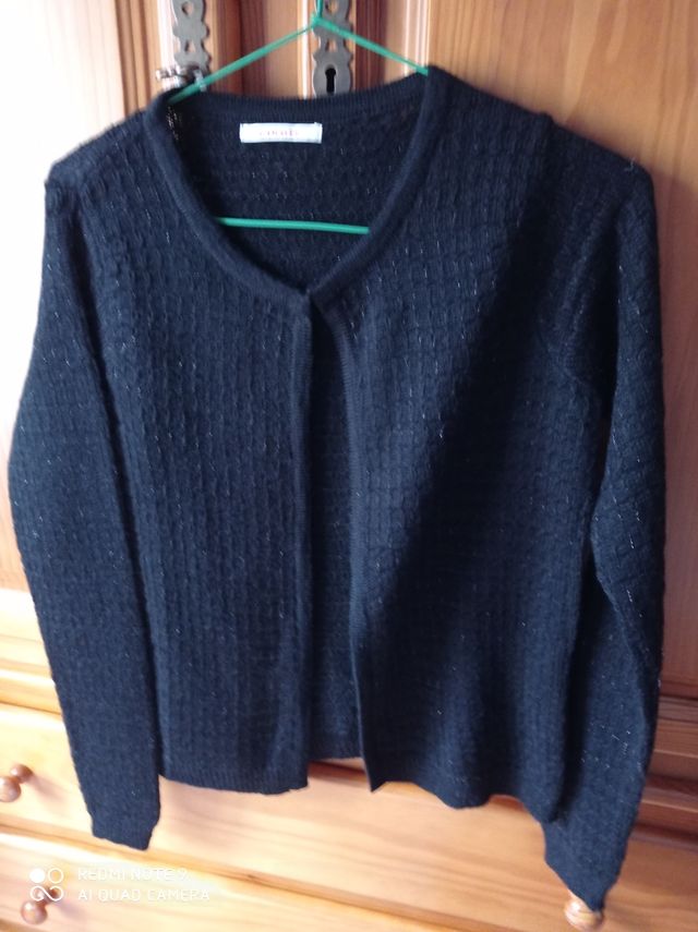 Bellissimo cardigan nero con glitter