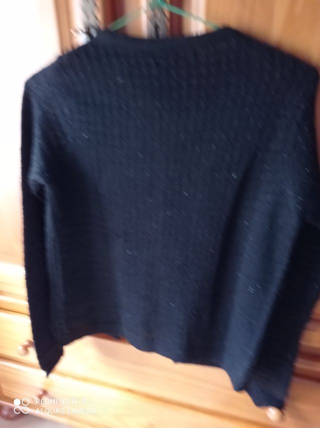 Bellissimo cardigan nero con glitter