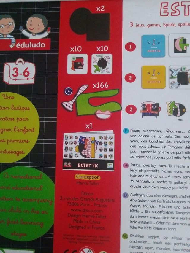 Juego de creación de retratos