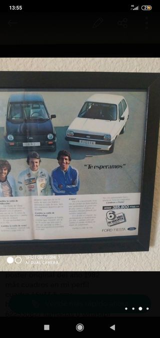 Autocollant Décalque FORD FIESTA MK1 R. CLARK WELSH R. 1979 20th - Neuf