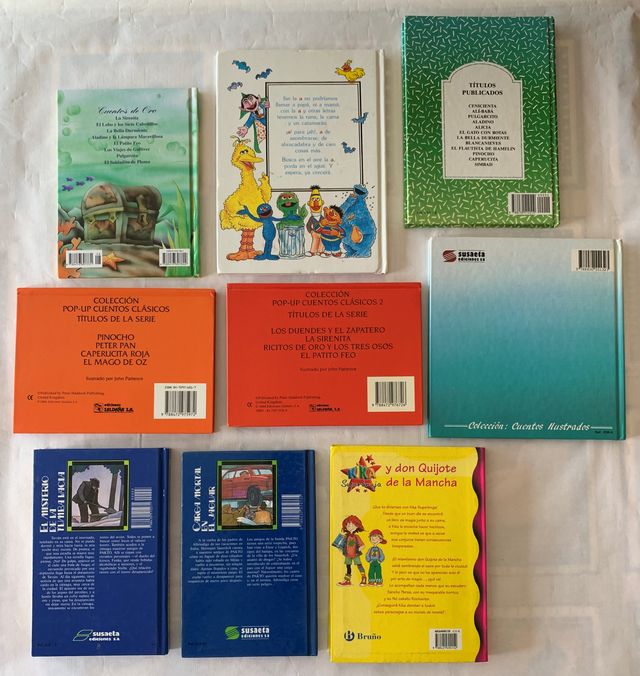Libros tapa dura infantil desplegable clasicos