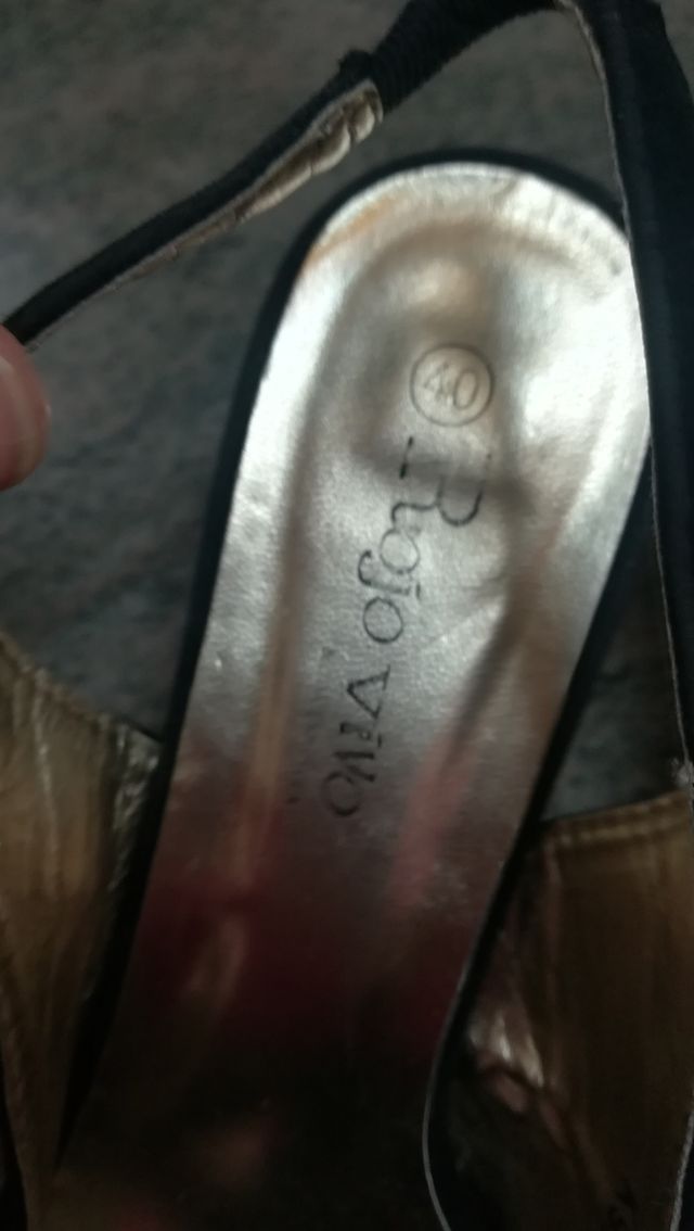 Zapatos de tacon, terciopelo