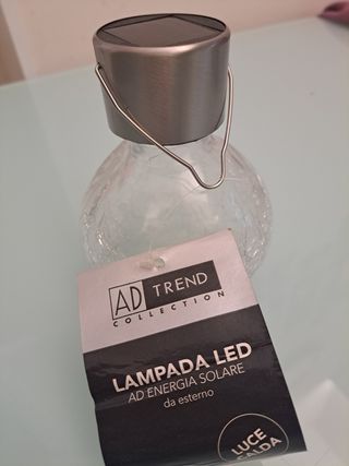 lampada solare a led