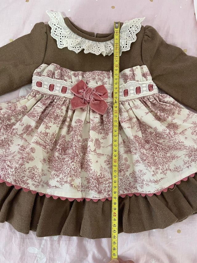 Vestido niña , marca Miranda . Talla 24 meses