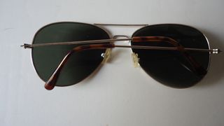 Gafas de sol aviador plateadas