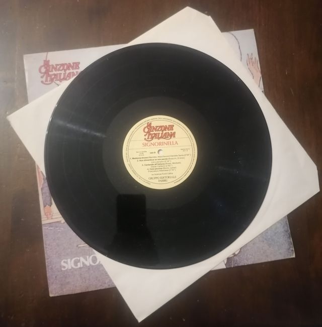 Vinile 33 Giri LP Album La Canzone Italiana Signor