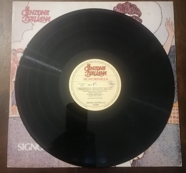 Vinile 33 Giri LP Album La Canzone Italiana Signor