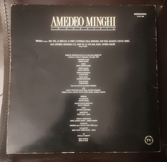 Disco Vinile 33 Giri Album LP VINILE 1990.AMEDEO M