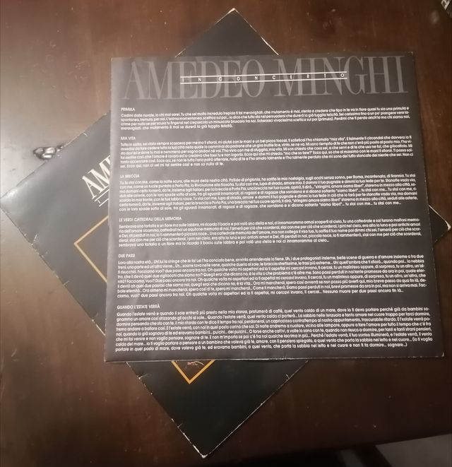 Disco Vinile 33 Giri Album LP VINILE 1990.AMEDEO M