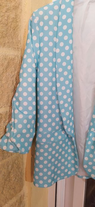 chaqueta lunares americana XXL/ talla 44/46