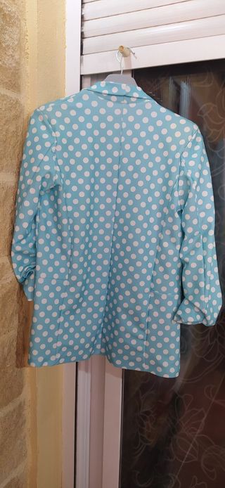 chaqueta lunares americana XXL/ talla 44/46