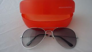 Gafas de sol aviador plateadas 2