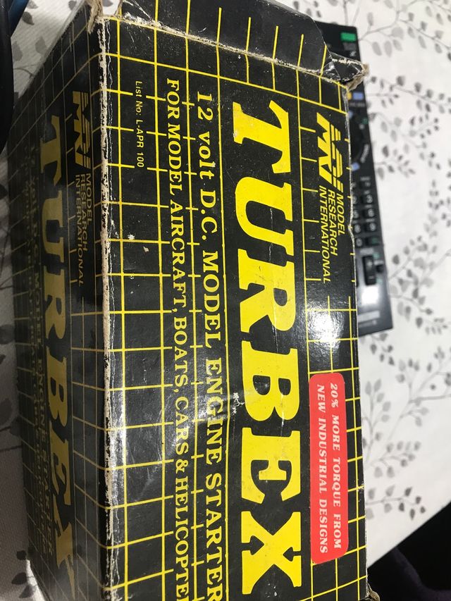 Turbex 12v arrancador de motores RC
