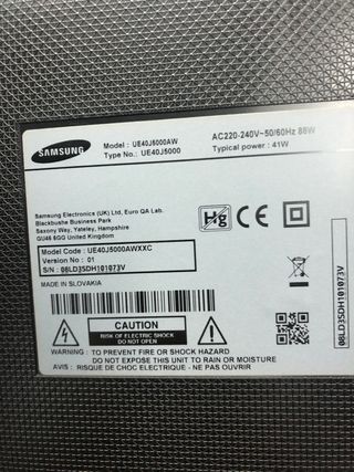 Módulo alimentación Samsung 40" led
