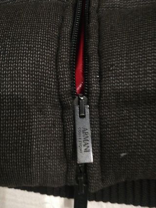 bomber de plumas de pato original de armani