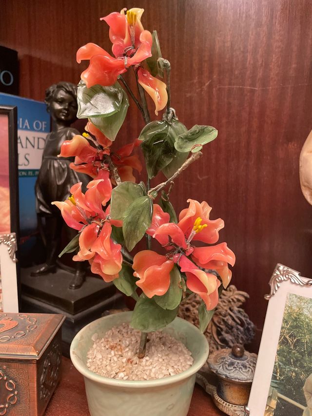 Orquídea de cristal tratado.