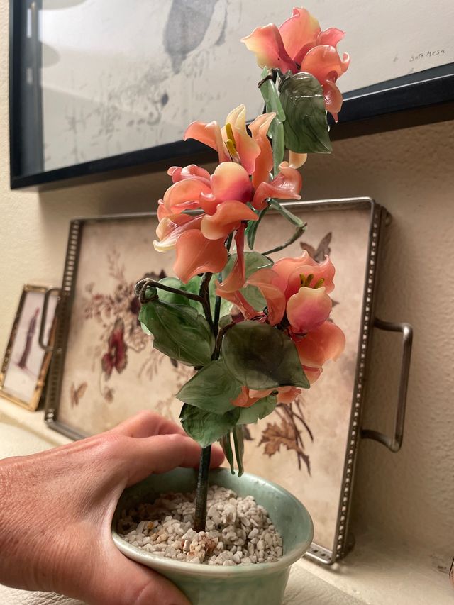 Orquídea de cristal tratado.