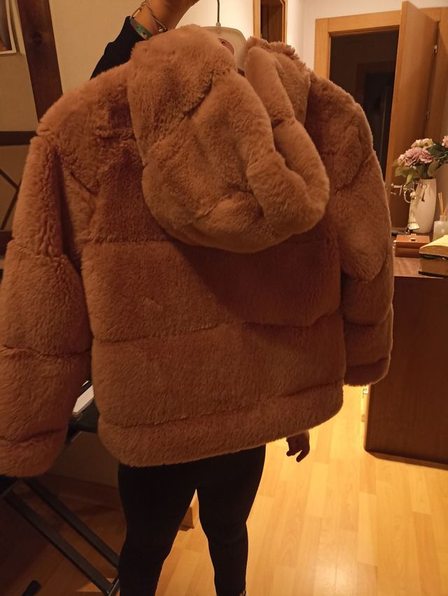 Precioso abrigo pelito suave niña 7-8