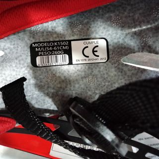 Casco bicicleta talla L (regulable)