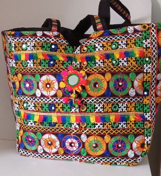 ¡¡¡GRAN OFERTA!!! BOLSO ARTESANAL, ABALORIOS.