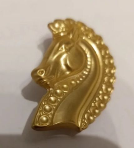 Broche imperdible estilo vintage diseño caballo