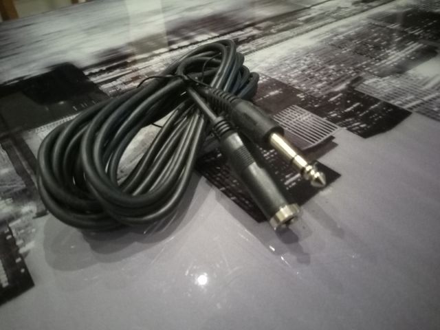 Cable prolongador Jack 6.5 mm 5 metros