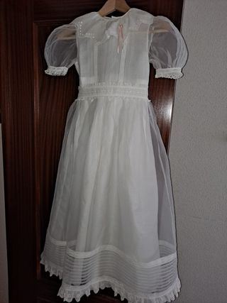 Vestido comunion niña.