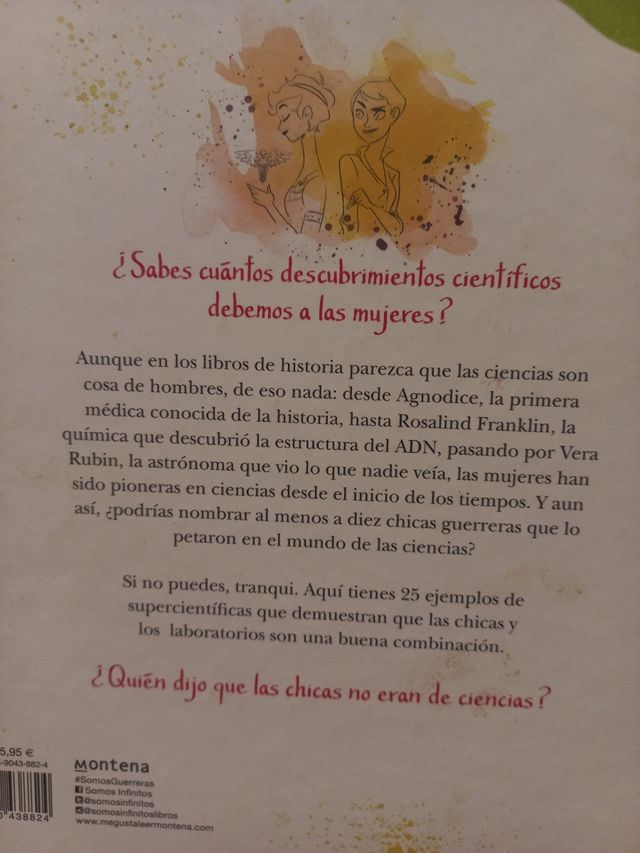 Libro Las Chicas son de Ciencias Ed Montena