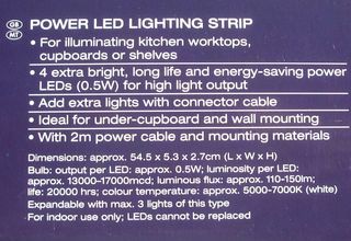 BARRA LUMINOSA CON POWER LED
