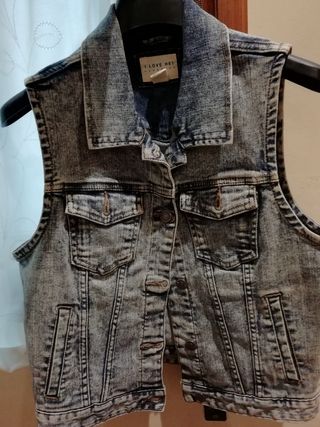 Chaleco vaquero Forever 21